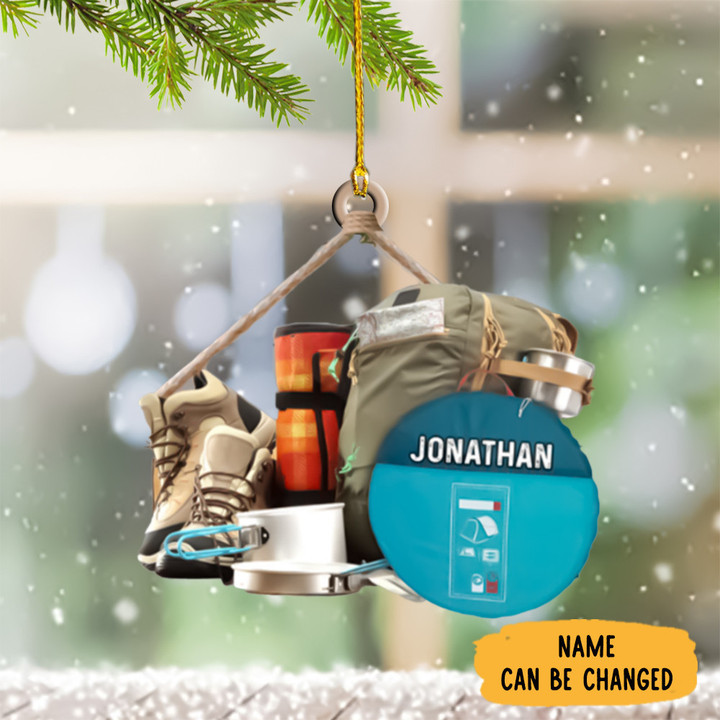 Personalized Camping Ornament Camper Christmas Ornaments 2023 Decoration Gift
