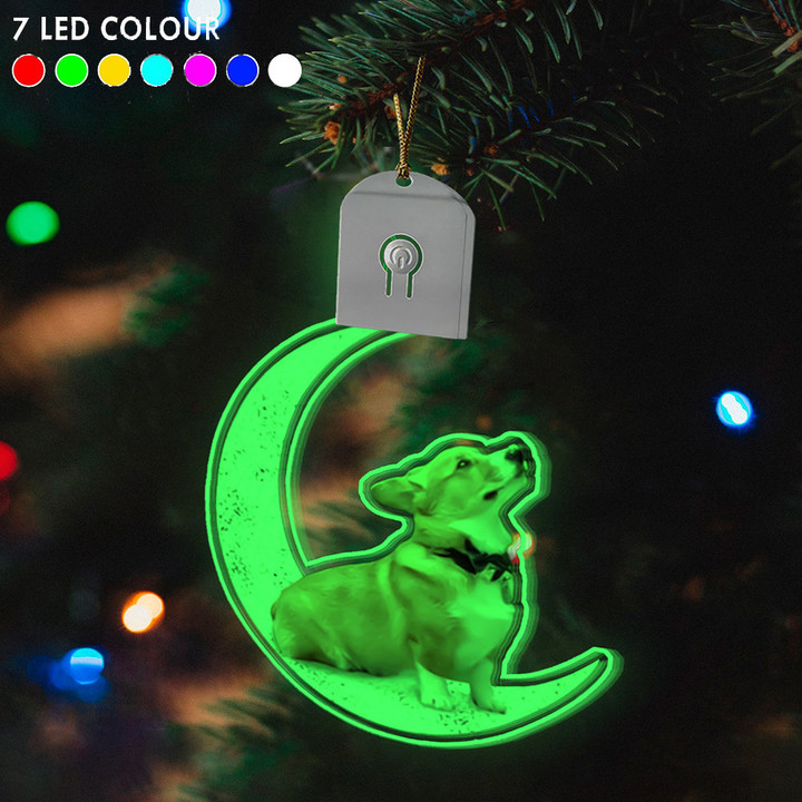 Corgi Light Up Christmas Tree Ornament Led Christmas Ornaments Gifts For Corgi Lovers