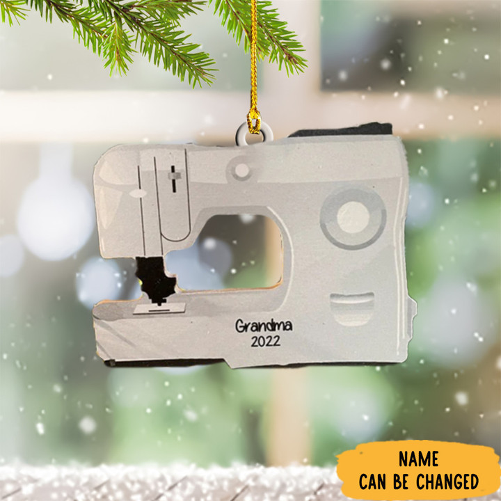 Personalized Sewing Machine Christmas Ornament Sewing Machine Ornament Gift For Sewer