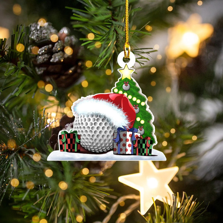 Golf Ornament Golf Ball Xmas Decorations Presents For Golfer