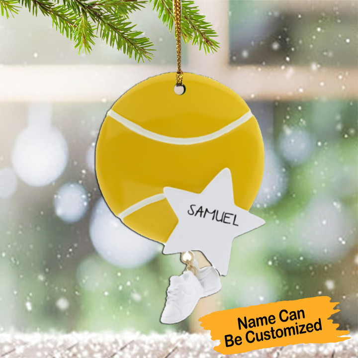 Personalized Tennis Ornament Tennis Christmas Tree Ornaments Gifts For Sport Lovers
