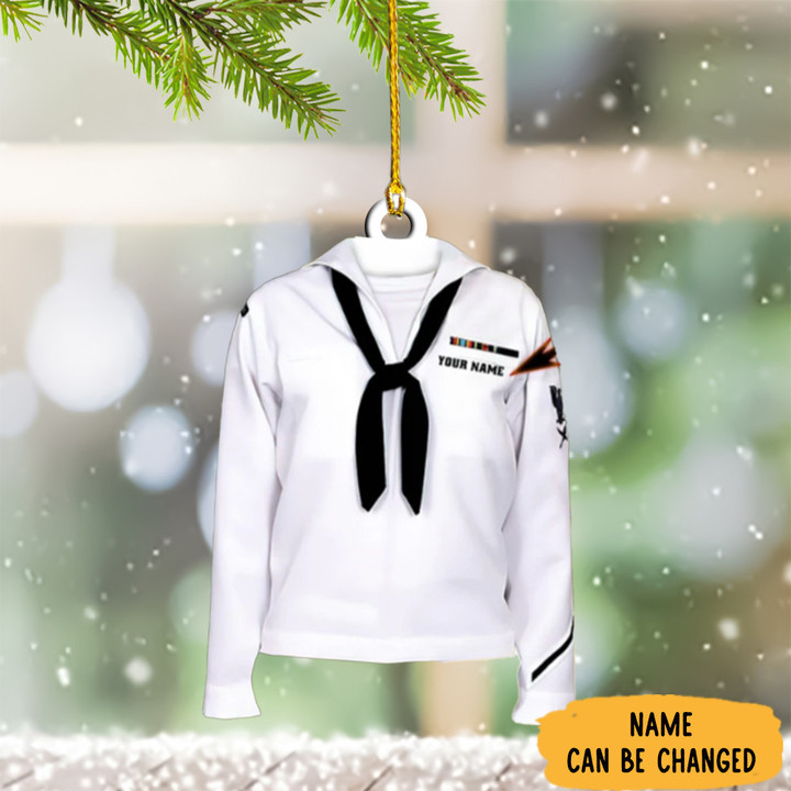 Personalized Sailor Ornament Navy Sailor Christmas Ornament Xmas Tree Decoration Ideas