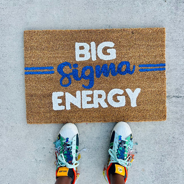 Big Sigma Energy Doormat Funny Unique Doormat Best Gifts For Brothers