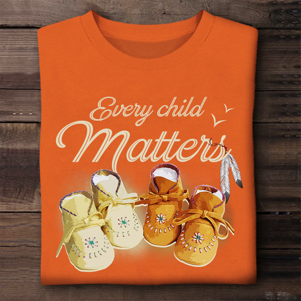 Every Child Matters Shirt Remembering And Honouring For Children Shoes ...