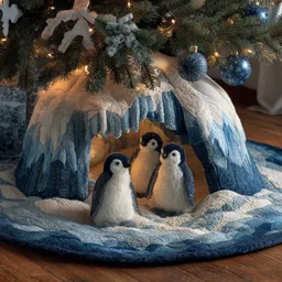 Polar Project Quilted Tree Skirt Christmas Gift