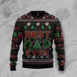 Best Dad Ever Ugly Christmas Sweater Christmas Day Outfit Xmas Gifts For Dad
