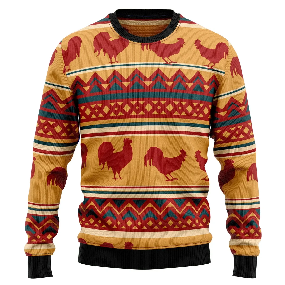 Amazing Chicken Ugly Christmas Sweater Funny Christmas Sweater Gifts For Chicken Lovers