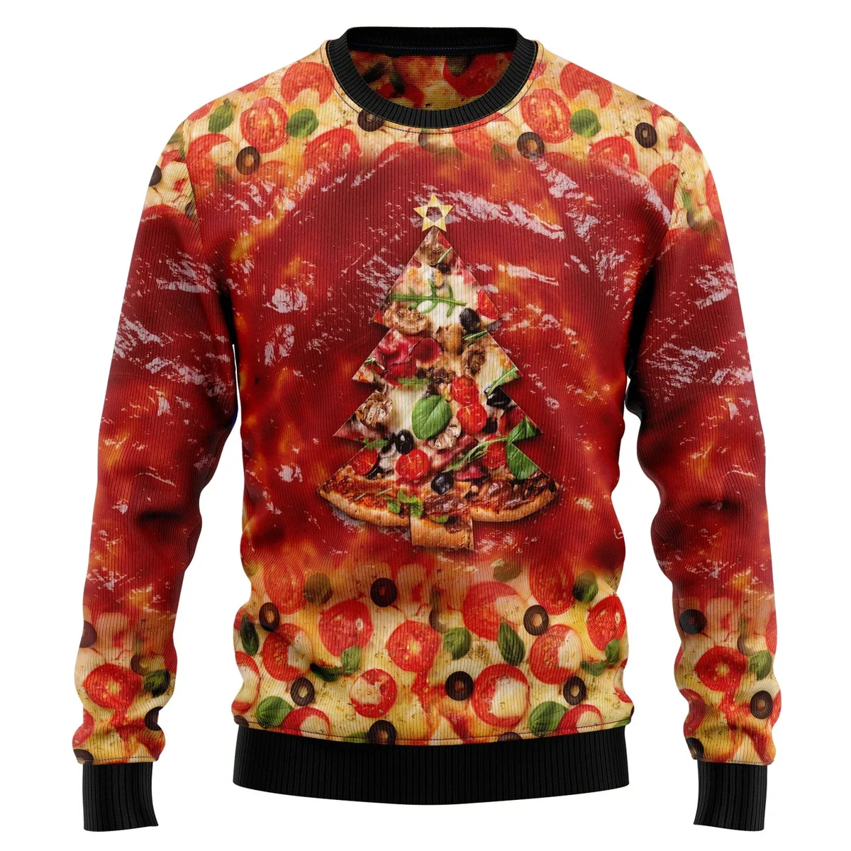 All I Want For Christmas Is Pizza  Ugly Christmas Sweater Xmas Party Outfit Gifts For Her