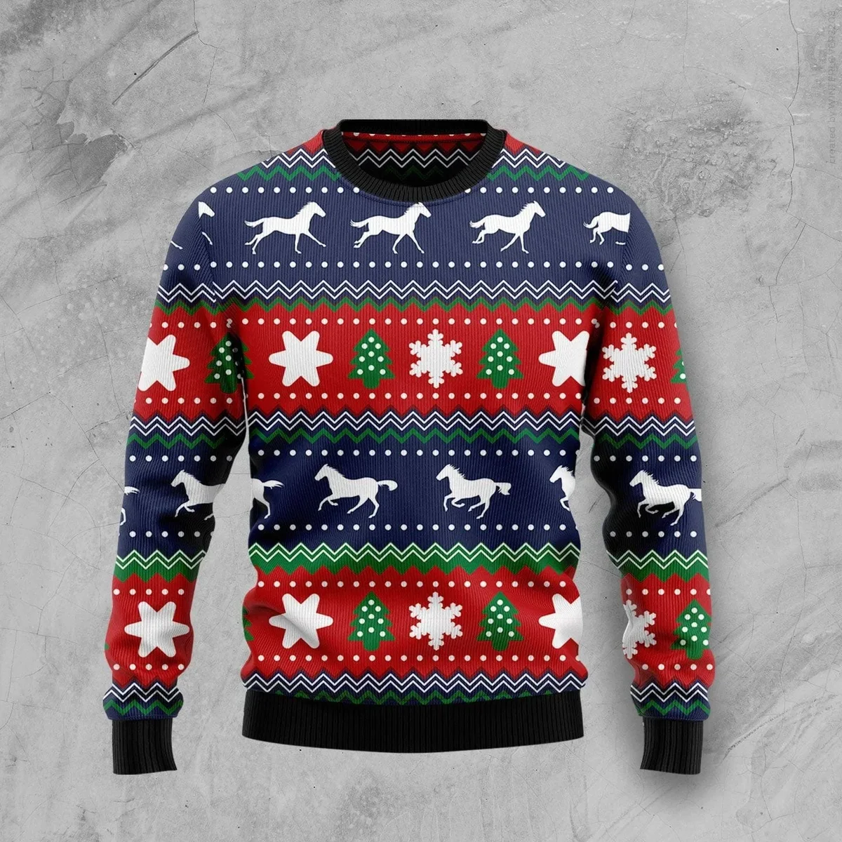 Amazing Horses Ugly Christmas Sweater Xmas Outfit Gifts For Horses Lover