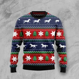 Amazing Horses Ugly Christmas Sweater Xmas Outfit Gifts For Horses Lover