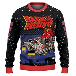 Back To The Presents Ugly Christmas Sweater Funny Xmas Party Clothes Gifts For Xmas Lovers