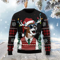 Amazing Deer Ugly Christmas Sweater Funny Xmas Clothing Christmas Gifts For Deer Lovers