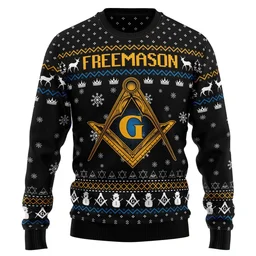 Freemason Ugly Christmas Sweater Clothes To Get For Christmas Gifts For Xmas Lovers