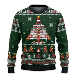 Firefighter Christmas Ugly Sweater Christmas Apparel Xmas Gifts For Firefighter Lovers