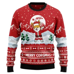 Corgi Dab Merry Corgmas Ugly Christmas Sweater Winter Clothing Xmas Gifts For Corgi Lovers