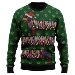 Dachshund Ugly Christmas Sweater Christmas Day Outfit Xmas Gifts For Dachshund Lovers