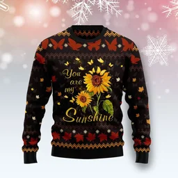 Butterfly Sunshine Ugly Christmas Sweater Christmas Vacation Clothing Gifts For Butterfly Lovers