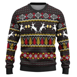 Caribrew Ugly Christmas Sweater Christmas Day Clothes Gifts Idea For Caribrew Lovers