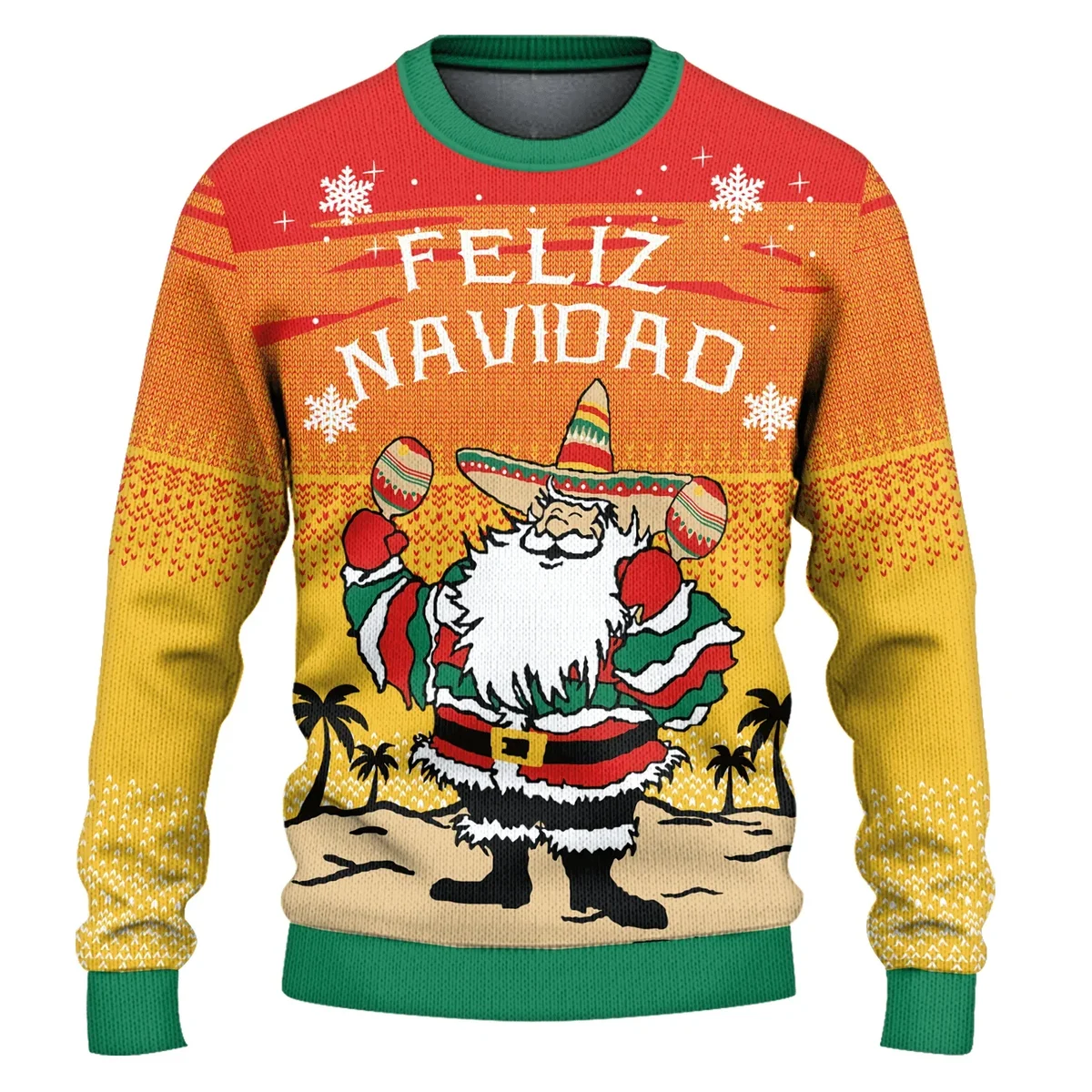 Feliz Navidad Ugly Christmas Sweater Christmas Vacation Outfit Gifts For Feliz Navidad Lovers