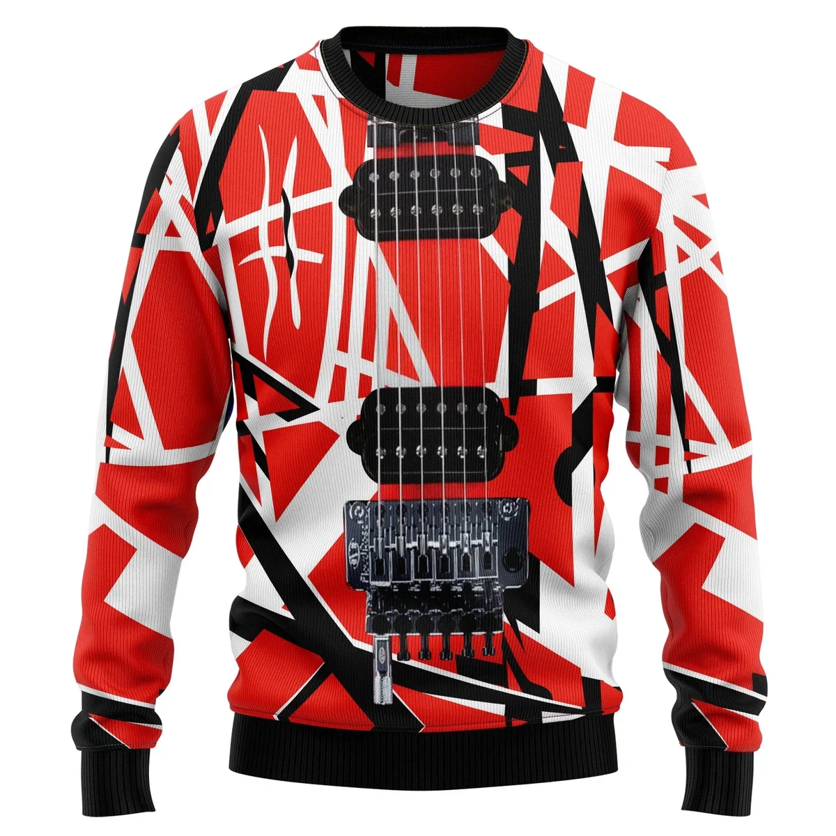 Guitar Ugly Christmas Sweater Christmas Vacation Clothing Xmas Gifts For Guitar Players