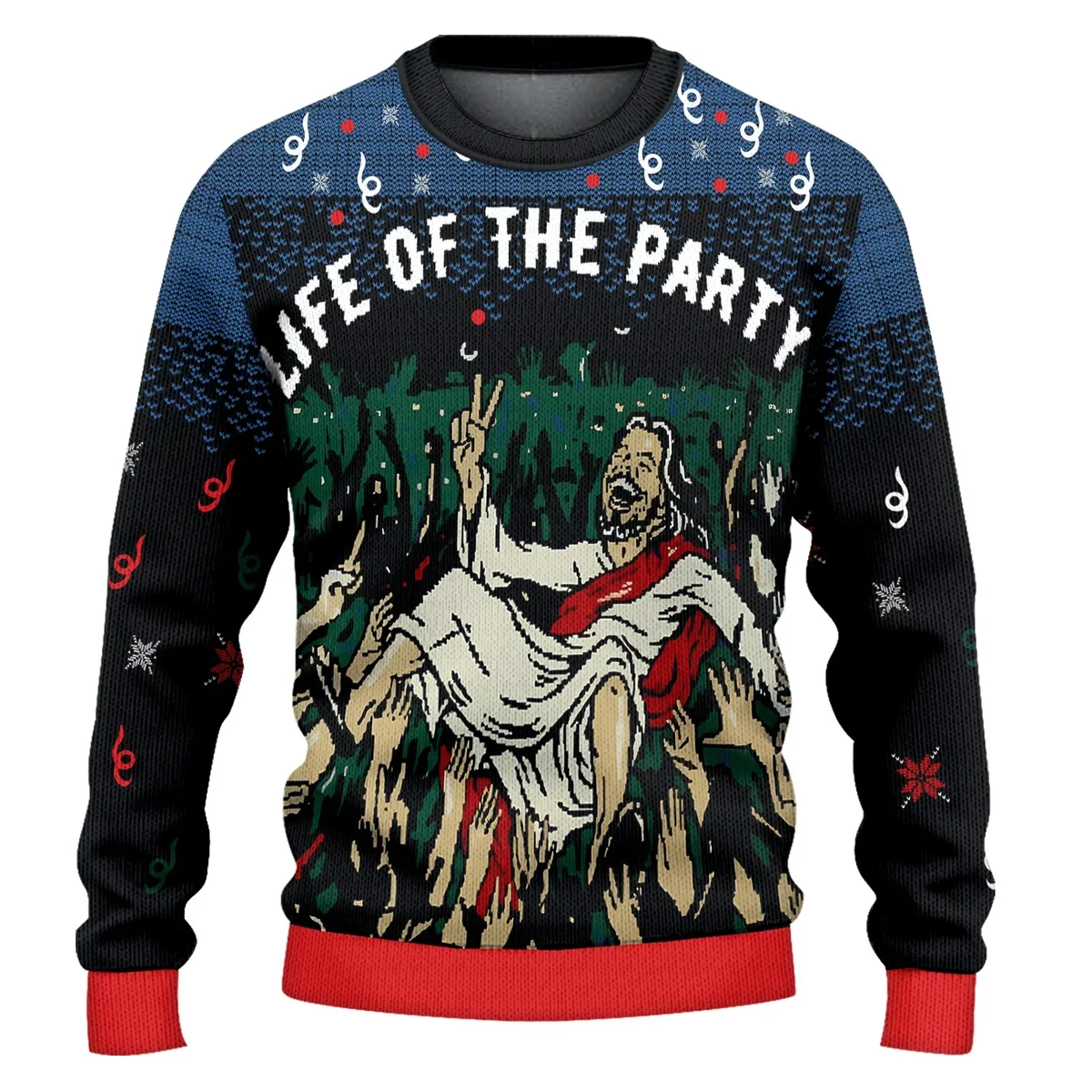 Life Of The Party Ugly Christmas Sweater Xmas Vacation Clothing Gifts For Christmas Lovers
