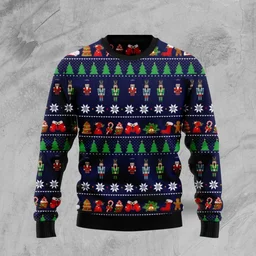 Nutcracker Ugly Christmas Sweater Christmas Vacation Clothing Xmas Gifts For Brother