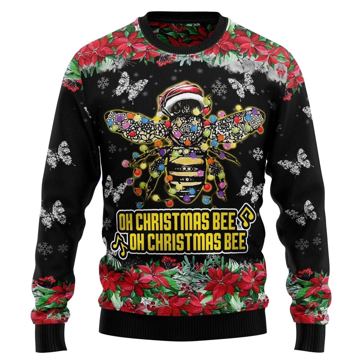Oh Christmas Bee Ugly Christmas Sweater Xmas Party Outfits Xmas Gifts For Bee Lovers