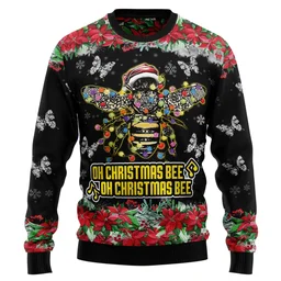 Oh Christmas Bee Ugly Christmas Sweater Xmas Party Outfits Xmas Gifts For Bee Lovers