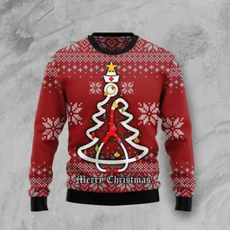 Nurse Merry Christmas Ugly Christmas Sweater Xmas Party Clothes Xmas Gifts For Nurse