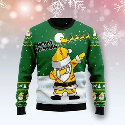 Merry Hitsmas Ugly Xmas Sweater Xmas Party Clothes Gifts For Santa Lovers