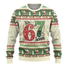 Six Seven Ugly Christmas Sweater Funny Xmas Party Clothes Gifts For Humor Lovers