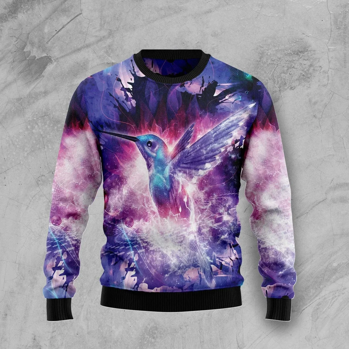Hummingbird Ugly Christmas Sweater Xmas Party Outfits Gifts For Hummingbird Lovers