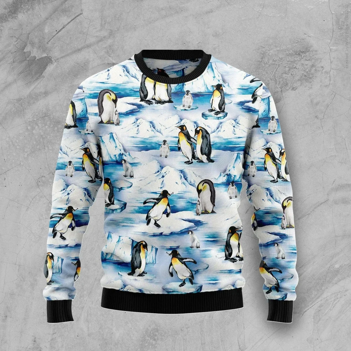Lovely Penguin Ugly Christmas Sweater Christmas Vacation Clothing Gifts For Penguin Lovers