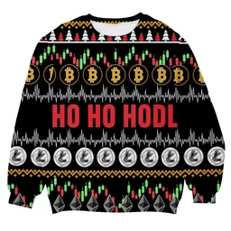 Ho Ho Hodl Crypto Currency Ugly Christmas Sweater Xmas Day Clothes Gifts For Him