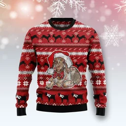 Santa Goat Ugly Christmas Sweater Xmas Party Outfits Christmas Gifts For Husband