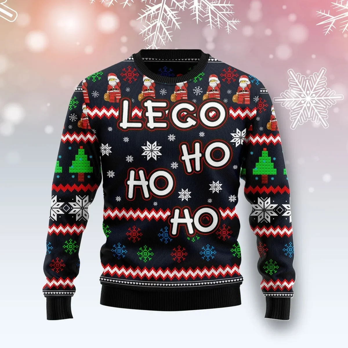 Lego Hohoho Ugly Christmas Sweater Christmas Vacation Outfit Gifts For Santa Lovers