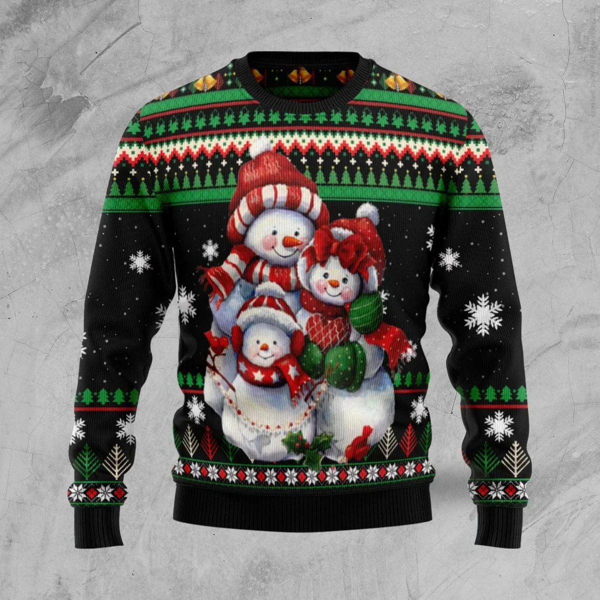 Lovely Snowman Ugly Christmas Sweater Festive Clothing Gifts For Snowman Lovers