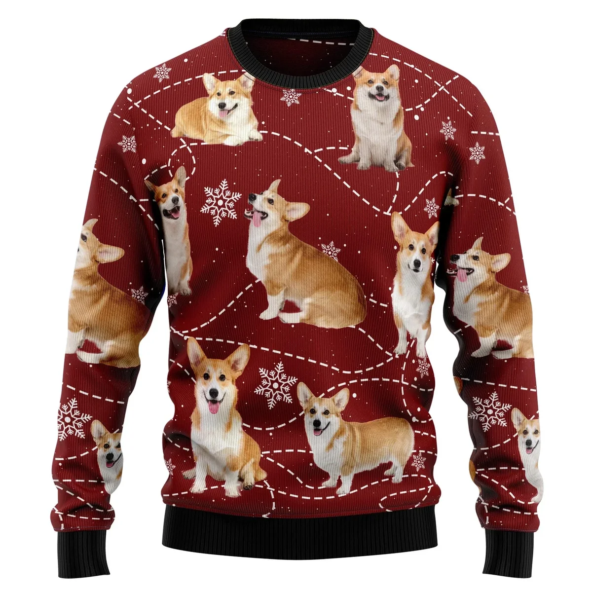 Pembroke Welsh Corgi Xmas Ugly Christmas Sweater Cute Christmas Outfits Gifts For Dog Lovers