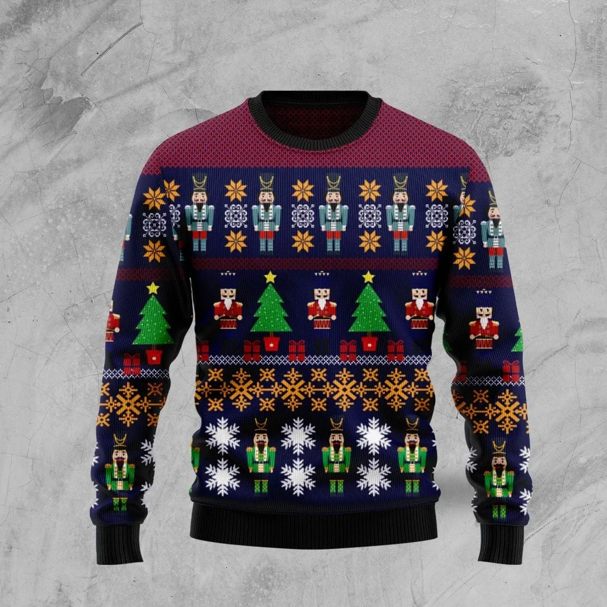 Nutcracker Ugly Xmas Sweater Cold Weather Clothes Gifts For Nutcracker Lovers