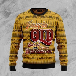 I Got To Drive All The Classic Cars Ugly Christmas Sweater Xmas Clothing Gifts For Dad