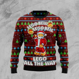 Lego Bell Ugly Christmas Sweater Xmas Party Outfits Christmas Gifts For Lego Lovers