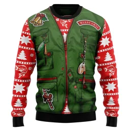 Merry Fishmas Ugly Christmas Sweater Cute Christmas Outfits Gifts For Friends