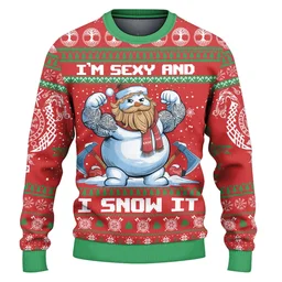 Viking Snowman Swagger Viking Ugly Christmas Sweater Xmas Apparel Xmas Gifts For Snowman Lovers