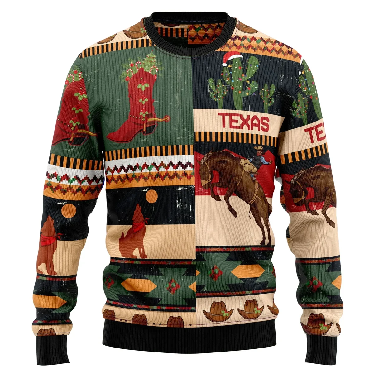 Texas Christmas Ugly Christmas Sweater Christmas Clothes Xmas Gifts For Friends