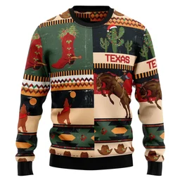 Texas Christmas Ugly Christmas Sweater Christmas Clothes Xmas Gifts For Friends