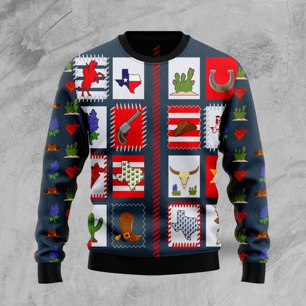 Texas Awesome Ugly Christmas Sweater Xmas Party Outfit Gifts For Friends
