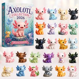 Axolotl Collection Christmas Advent Calendar Christmas Decorations Gifts For Axolotl Lovers