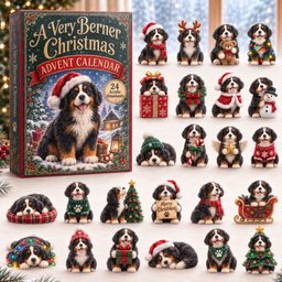 A Very Berneer Christmas Advent Calendar Xmas Countdown Christmas Gifts For Bernese Lovers