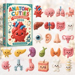 Anatomy Cuties 2026 Christmas Advent Calendar Xmas Gifts For Doctors