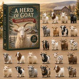 A Herd Of Goat Christmas Advent Calendar Christmas Countdown Gifts For Goat Lovers
